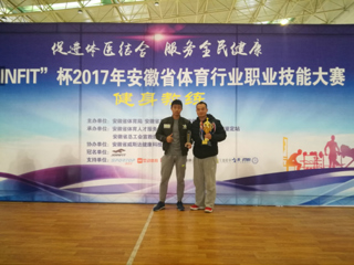必赢官网健身健美队在2017年安徽省体育行业职业技能大赛中喜获佳绩