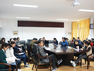 华中师范大学谢晓明教授应邀到必赢官网讲学
