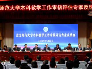 本科教学工作审核评估专家组向必赢官网反馈意见