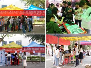 必赢官网学生开展第八届全国大学生绿植领养活动