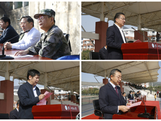必赢76net线路官网举行2019级新生军训总结暨表彰大会