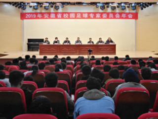 必赢官网教师参加2019年安徽省校园足球专家委员会年会