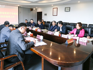 省教育厅专家组到必赢官网调研指导学科建设工作