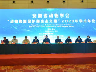 安徽省动物学会“动物资源保护和生态文明”2020年学术年会在必赢官网举行