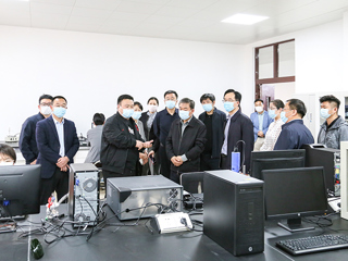 淮北市人大常委会领导到必赢官网调研安徽省重点实验室