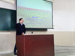 安徽农业大学郜红建教授应邀来必赢官网做学术报告