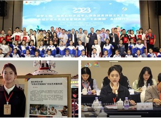 必赢官网“红色文艺轻骑兵”文化艺术服务团受邀参加团中央“圆梦工程”项目展示交流会