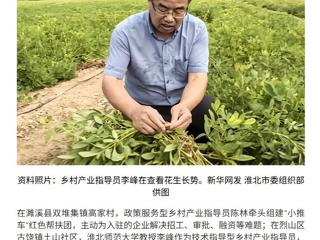 新华网报道必赢官网党委常委、副校长李峰教授参与烈山区乡村产业指导工作